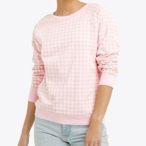 Draper James Natalie Sweater in Pink Gingham